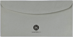 Kuvertierhülle C5/6 11,4 x 22,9 cm Grau