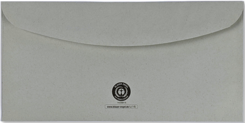 Kuvertierhülle C5/6 11,4 x 22,9 cm Grau