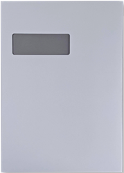 Kuvertierhülle mit Fenster C4 22,9 x 32,4 cm Weiß