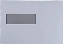 Kuvertierhülle mit Fenster C5 16,2 x 22,9 cm Weiß