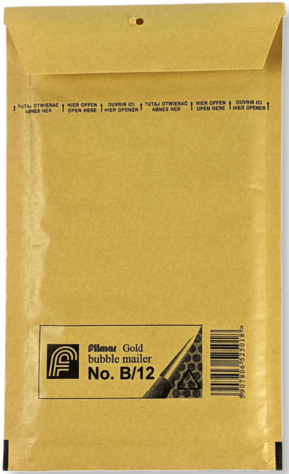 Luftpolsterhülle 12/B 14 x 22,5 cm Braun