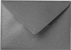 Umschlag Rustic Metallic 12,5 x 17,6 cm Platinum
