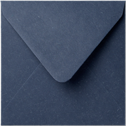 Umschlag Fabric 14 x 14 cm Wool Blue