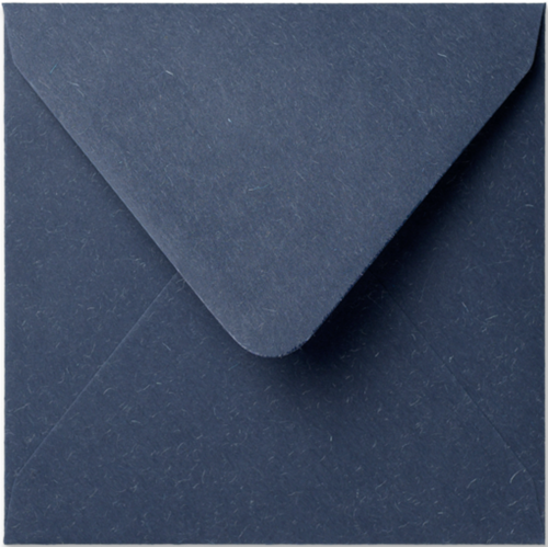 Umschlag Fabric 14 x 14 cm Wool Blue