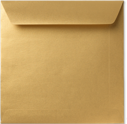 Umschlag Specials 19 x 19 cm Metallic Gold Rush