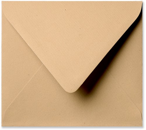 Umschlag Kraft 12,5 x 14 cm Braun