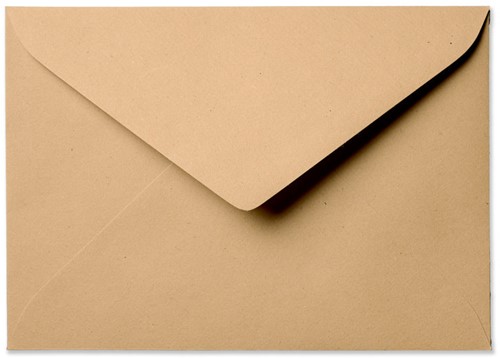 Umschlag Kraft 15,6 x 22 cm Braun