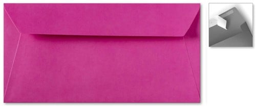 Umschlag Specials 11 x 22 cm Striplock/Haftklebend  Knallrosa