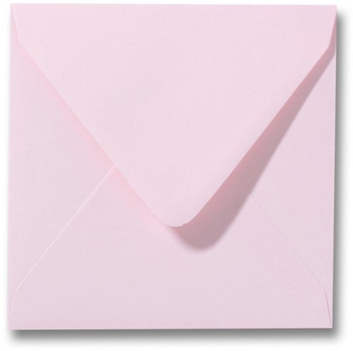Umschlag Roma 12 x 12 cm Hellrosa