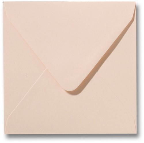 Umschlag Roma 12 x 12 cm Aprikose