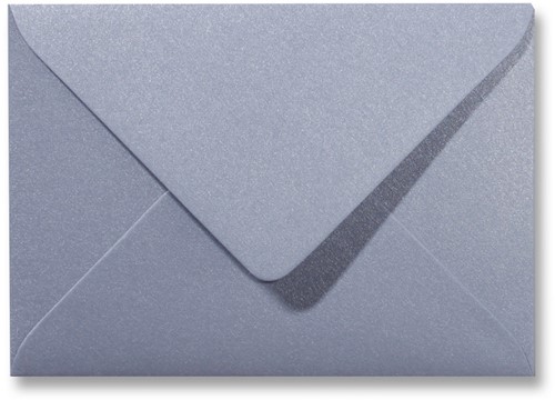 Umschlag Metallic 12 x 18 cm Silver