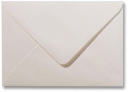 Umschlag Metallic 12 x 18 cm Ivory