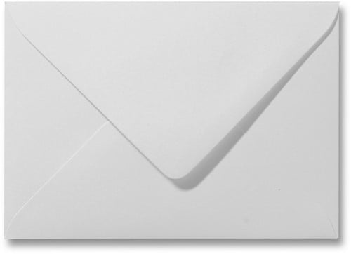 Umschlag Metallic 12 x 18 cm White