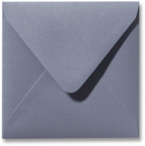 Umschlag Metallic 14 x 14 cm Silver