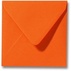 Umschlag Roma 14 x 14 cm Dunkelorange 