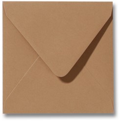 Umschlag Roma 14 x 14 cm Braun