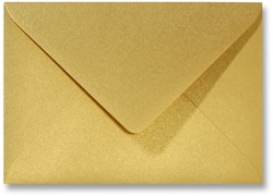Umschlag Metallic 15,6 x 22 cm Gold