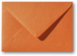Umschlag Metallic 15,6 x 22 cm Orange Glow