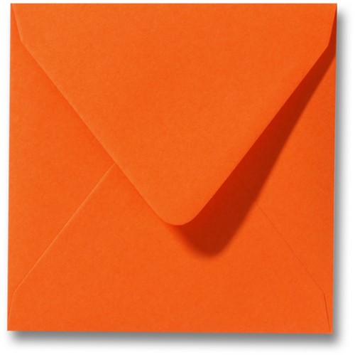 Umschlag Roma 16 x 16 cm Dunkelorange 