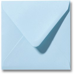 Umschlag Roma 16 x 16 cm Lagunenblau