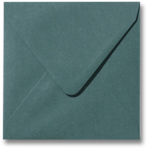 Umschlag Roma 16 x 16 cm Dunkelgrün 