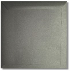 Umschlag Metallic 22 x 22 cm Silver Pearl