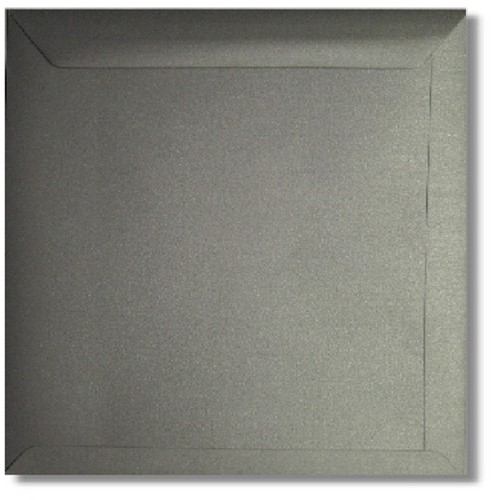 Umschlag Metallic 22 x 22 cm Silver Pearl