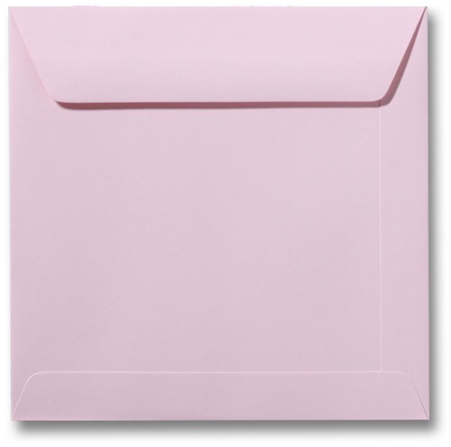 Umschlag Roma 22 x 22 cm Hellrosa