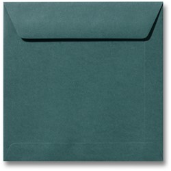 Umschlag Roma 22 x 22 cm Dunkelgrün 