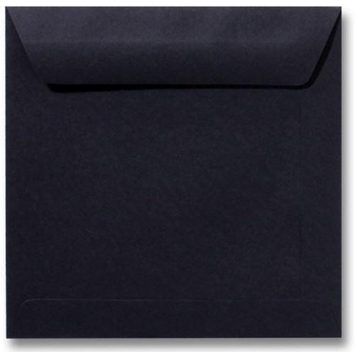 Umschlag Roma 22 x 22 cm Schwarz 