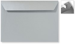 Umschlag Specials 15,6 x 22 cm Striplock/Haftklebend  Metallic Silver Pearl