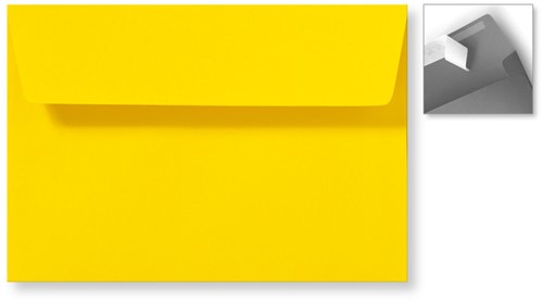 Umschlag Specials 12,6 x 18 cm Striplock/Haftklebend  Butterblumengelb
