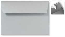 Umschlag Specials 12,6 x 18 cm Striplock/Haftklebend  Metallic Silver Pearl