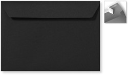 Umschlag Specials 15,6 x 22 cm Striplock/Haftklebend  Schwarz