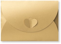 Geschenkumschlag 8 x 11,4 cm Metallic Gold