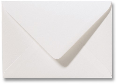 Umschlag Fiore 12,5 x 17,6 cm Gebrochenes Weiß