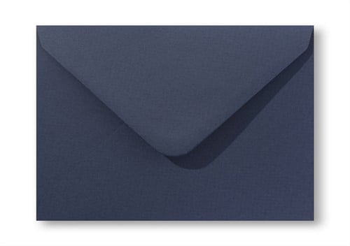 Umschlag Vintage 12,5 x 17,6 cm Marineblau