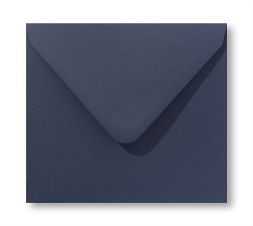 Umschlag Vintage 12,5 x 14 cm Marineblau