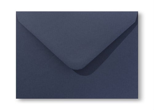 Umschlag Vintage 15,6 x 22 cm Marineblau