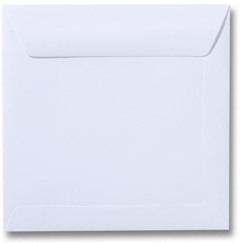 Umschlag Roma 10,5 x 10,5 cm Weiß