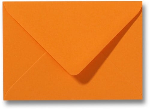 Umschlag Roma 13 x 18 cm Grellorange
