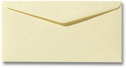 Umschlag Roma 11 x 22 cm Zartgelb