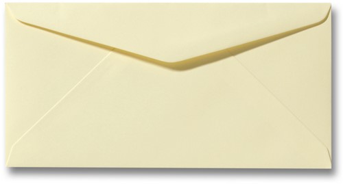 Umschlag Roma 11 x 22 cm Zartgelb