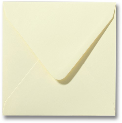 Umschlag Roma 12 x 12 cm Zartgelb