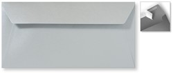 Umschlag Specials 11 x 22 cm Striplock/Haftklebend  Metallic Silver Pearl