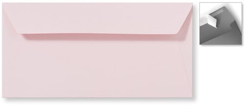 Umschlag Specials 11 x 22 cm Striplock/Haftklebend  Hellrosa
