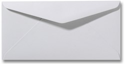 Umschlag Roma 11 x 22 cm Silbergrau