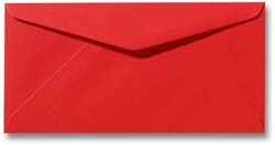 Umschlag Roma 11 x 22 cm Korallenrot 