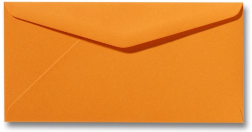 Umschlag Roma 11 x 22 cm Grellorange