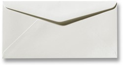 Umschlag Fiore 11 x 22 cm Gebrochenes Weiß